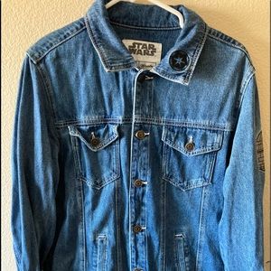 Star Wars jean jacket with embroidery. Hard to find and not sold in stores